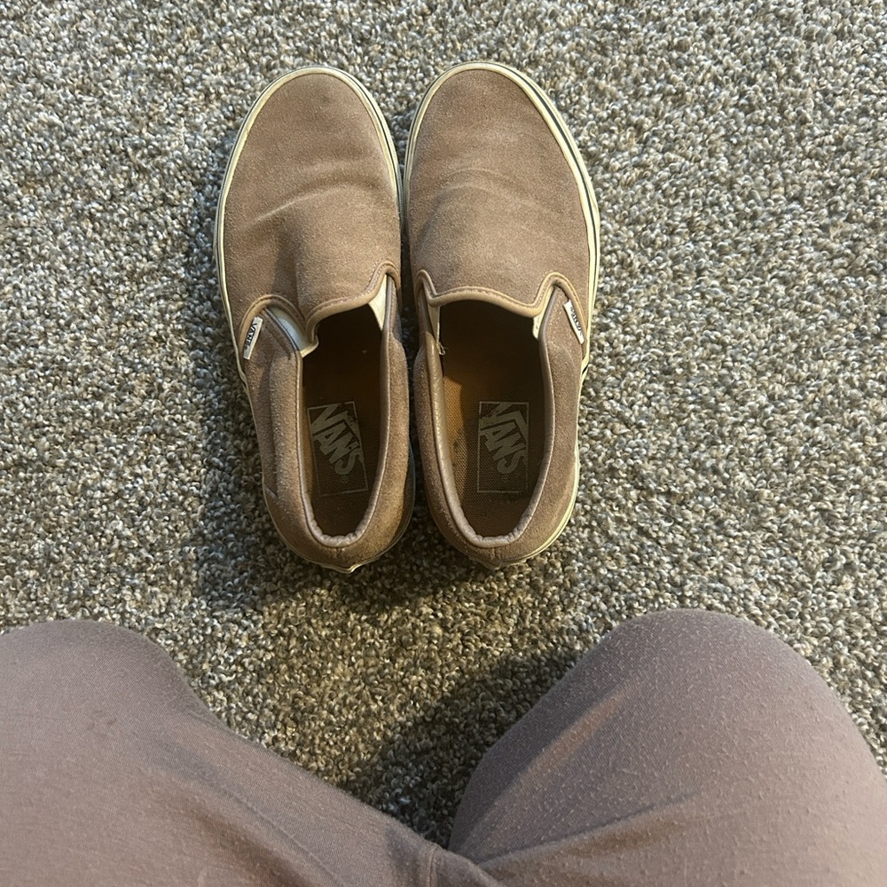 Vans Mauve Slip-On Sneakers